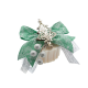 Sapone-decorato-verde-e-argento